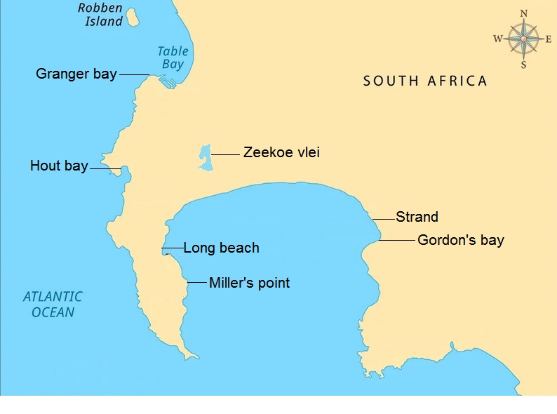 Picnic boat trip launch site in Cape Town with scenic waterfront views
