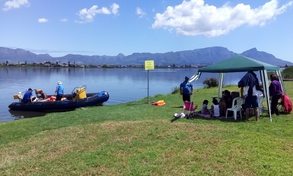 Corporate team building event on a custom boat trip in Cape Town